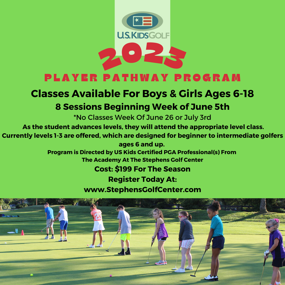 Junior Golf Programs  Stephens Golf Center